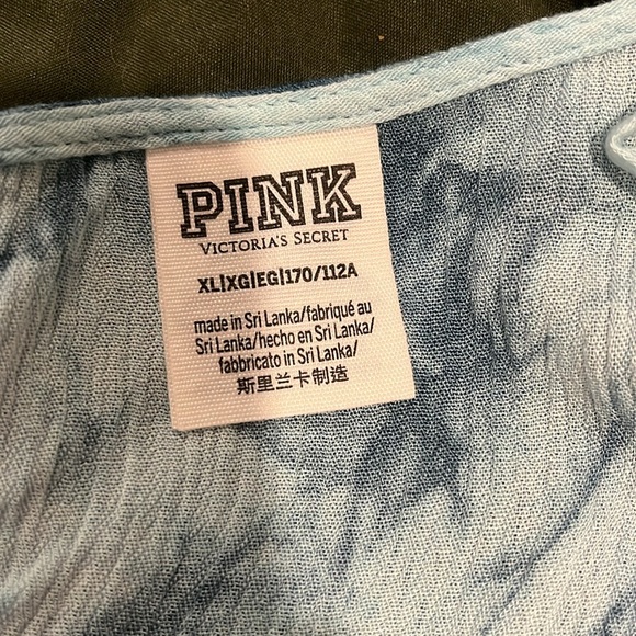 VS Pink blue tie dye sun dress - Picture 4 of 5